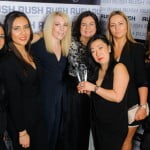 Rush Beauty Croydon team with Abbie Denton (left)