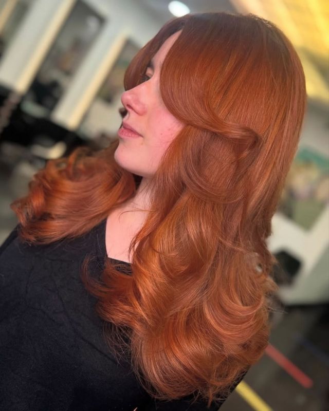 We are obsessed with this cowboy Copper colour 🤠🧡Hair by Caitlin at rush Cambridge