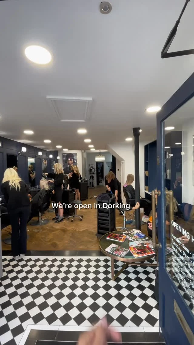 Just incase you missed it… Rush Dorking is back! 💙✂️🎉 #hairdressing #newsalon #surreyhairstylist #dorkinghighstreet #dorkingcommunity #hairsalons