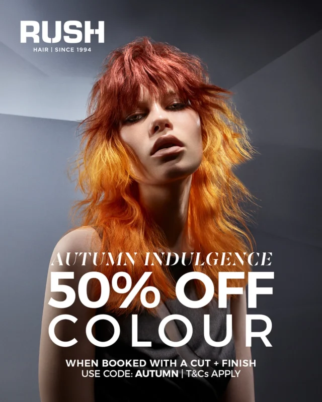 🍂 AUTUMN COLOUR SALE 🍂Treat yourself to a fresh autumn look with 50% OFF colour when booked with a Cut & Finish🤎 Simply use the code AUTUMN when booking! Whether you’re ready for rich, warm tones, glossy brunettes, gorgeous coppers or a subtle refresh, now’s the perfect time to switch things up.Terms & conditions apply.